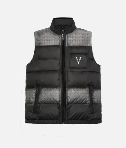 Vrunk Ruche Sleeveless Down Vest